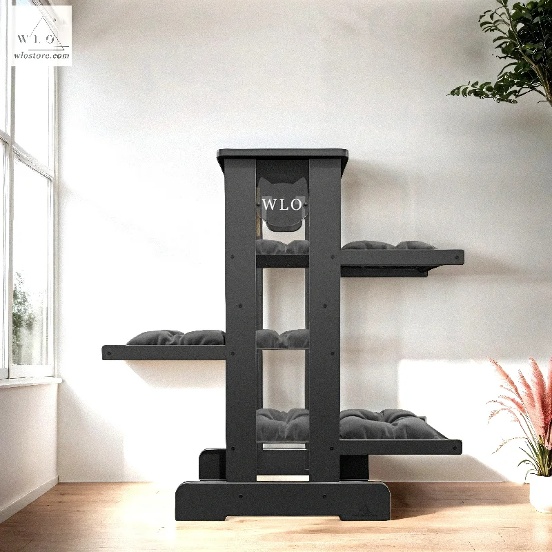 WLO® Black Empire Modern Cat Tree