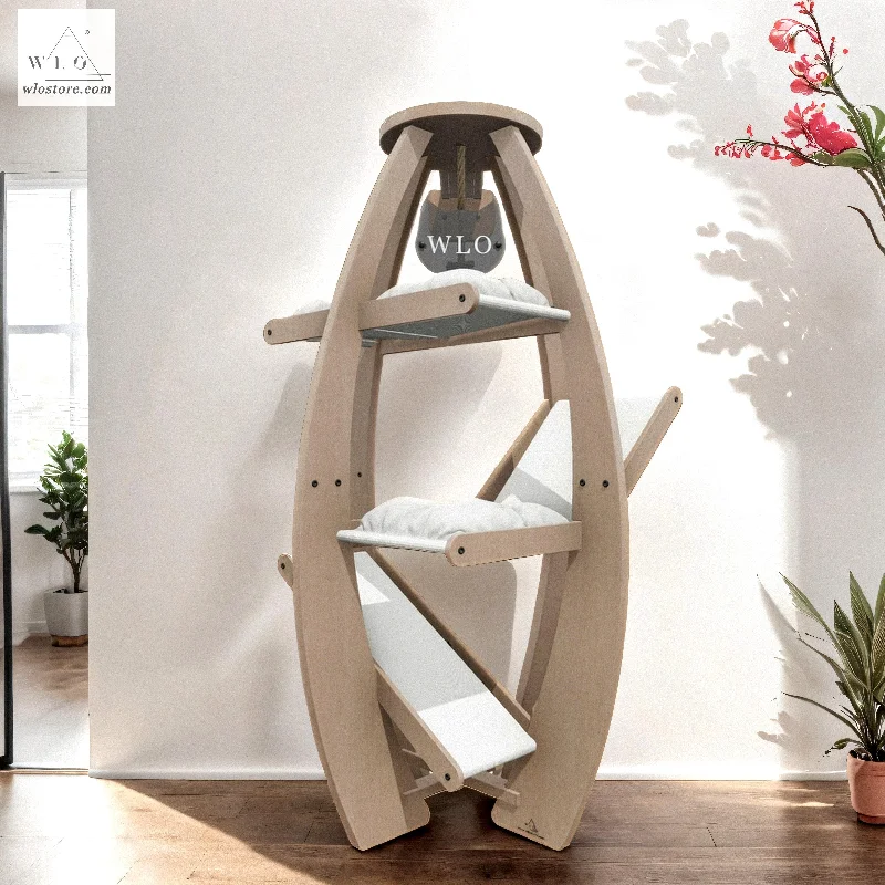 WLO® Natural Circular Modern Cat Tree