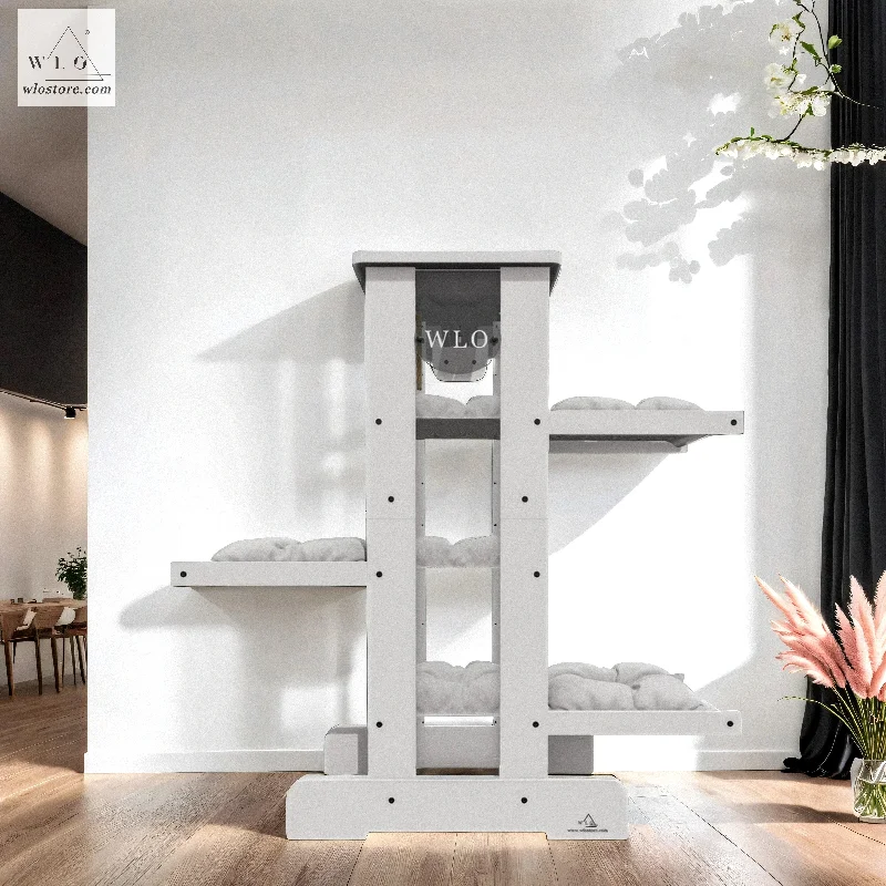 WLO® White Empire Modern Cat Tree