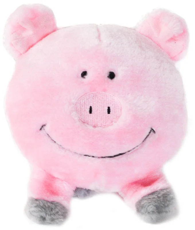 Zippy Paws Brainy Pig Plush Squeaker Toy