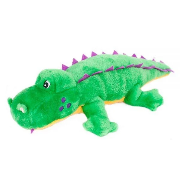 ZippyPaws Grunterz Alvin the Alligator Plush Dog Toy (Plush Toy)