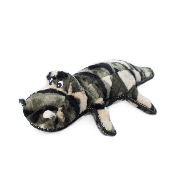 ZippyPaws Z-Stitch Camron the Camo Gator Plush Dog Toy (Plush Dog Toy)