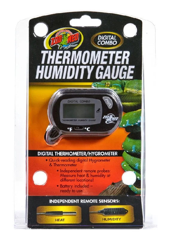 ZOOMED DIGITAL THERMOMETER HUMIDITY GAUGE