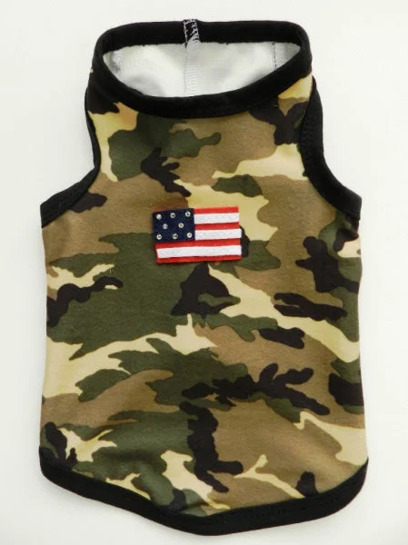 Camo Green American Dog Tank