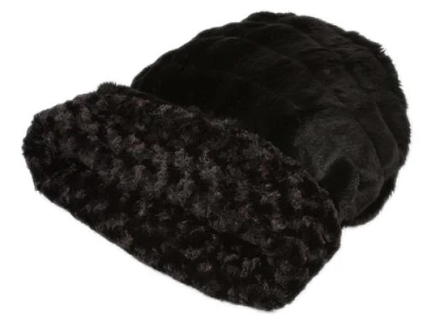 Susan Lanci Cuddle Cup, Black / Black Curley Sue